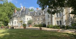 PROPERTY IN THE CENTER OF THE LOIRE VALLEY on 43 Hectares CASTLE SWIMMING POOL ORANGERY
