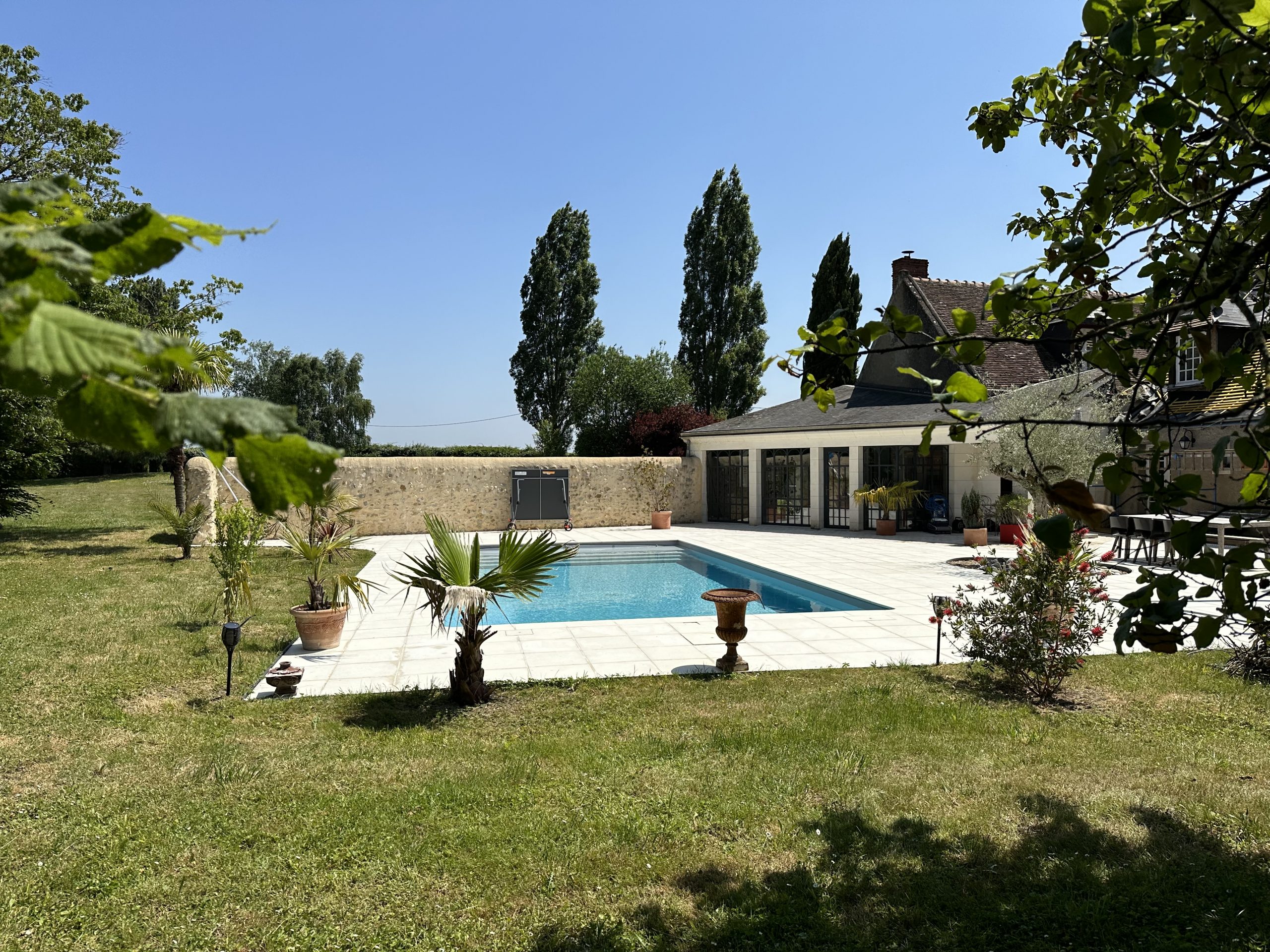 NORTH PROPERTY of TOURS PARC on 2 Hectares SWIMMING POOL GARAGE