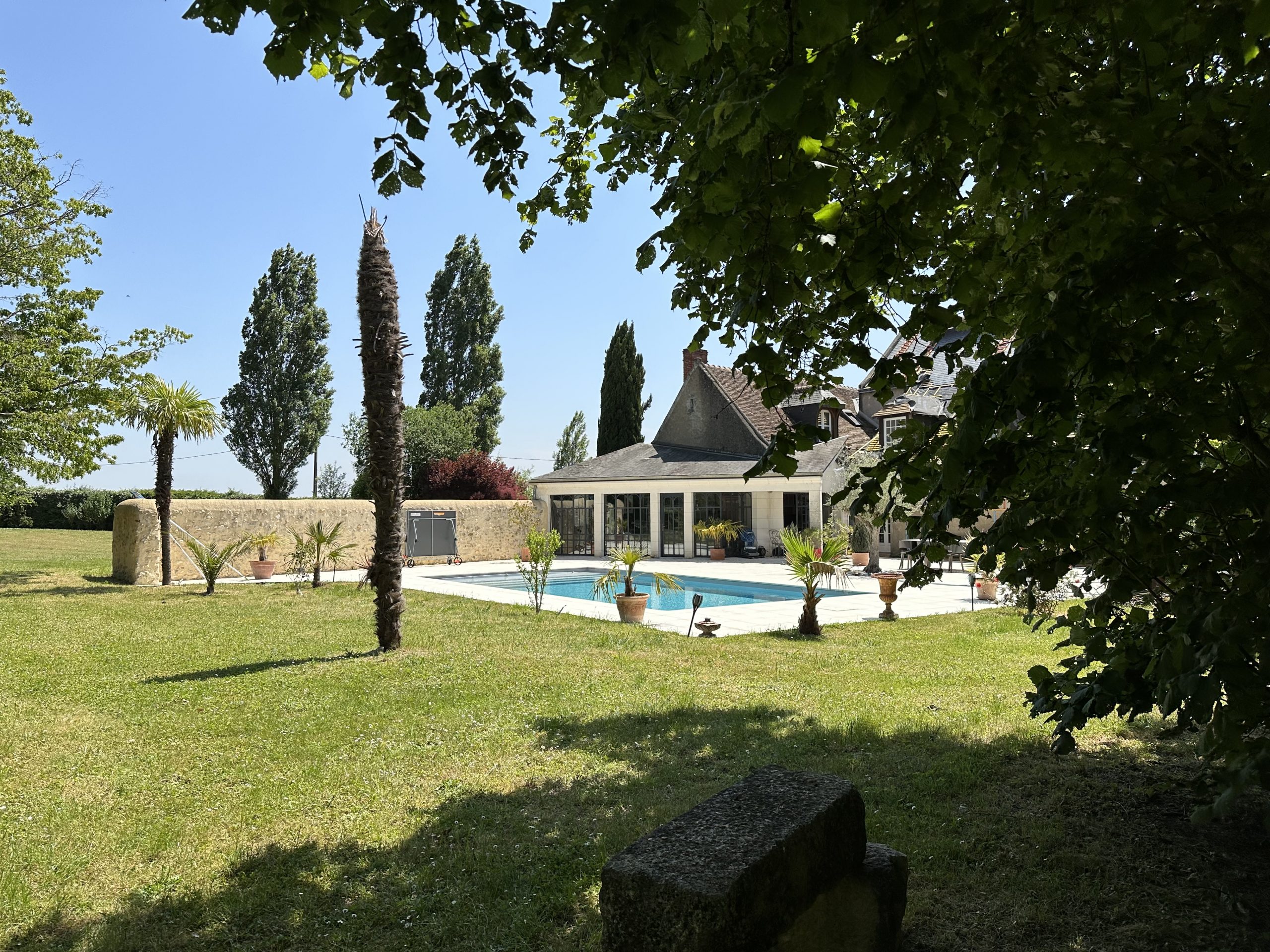NORTH PROPERTY of TOURS PARC on 2 Hectares SWIMMING POOL GARAGE